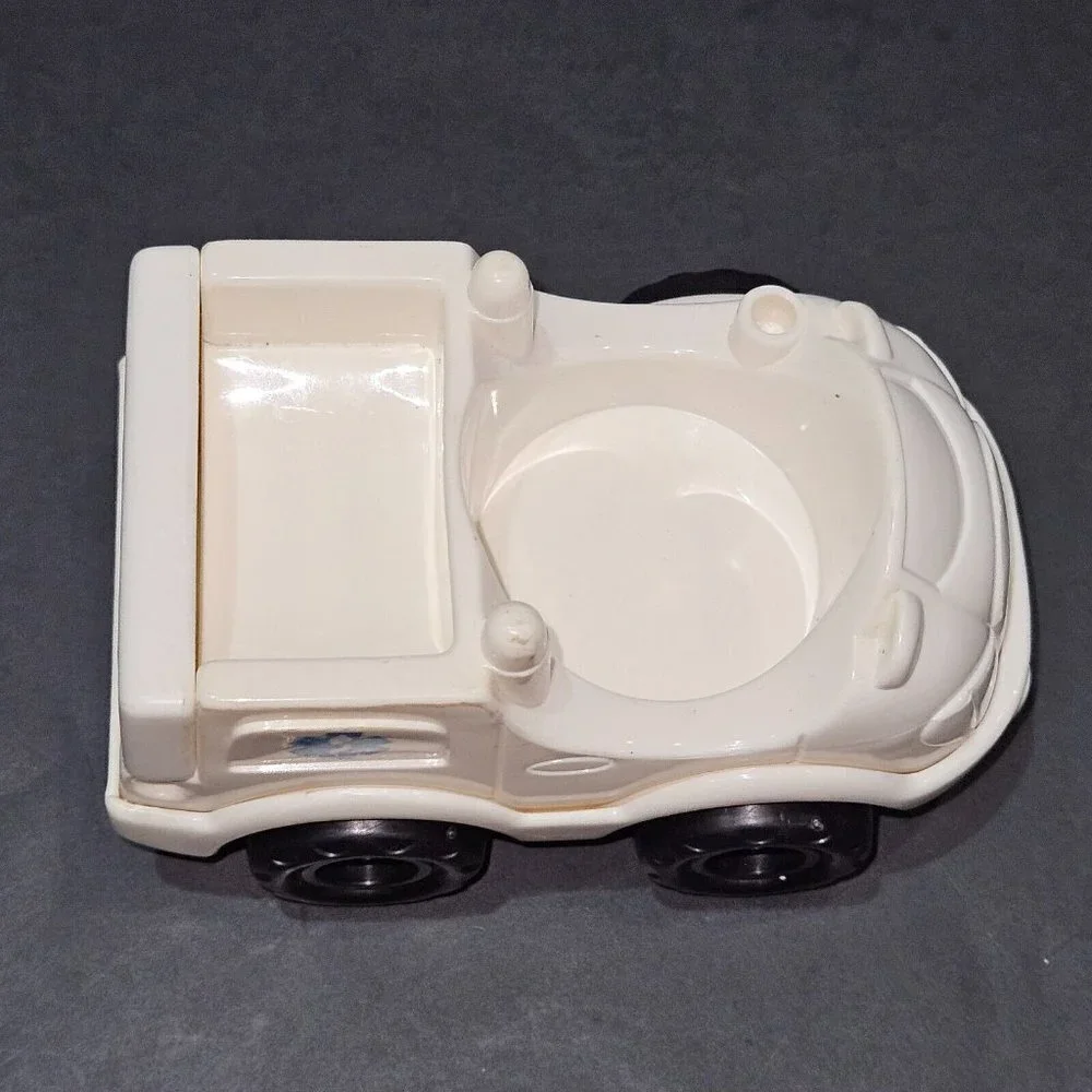 Tupperware toy ambulance